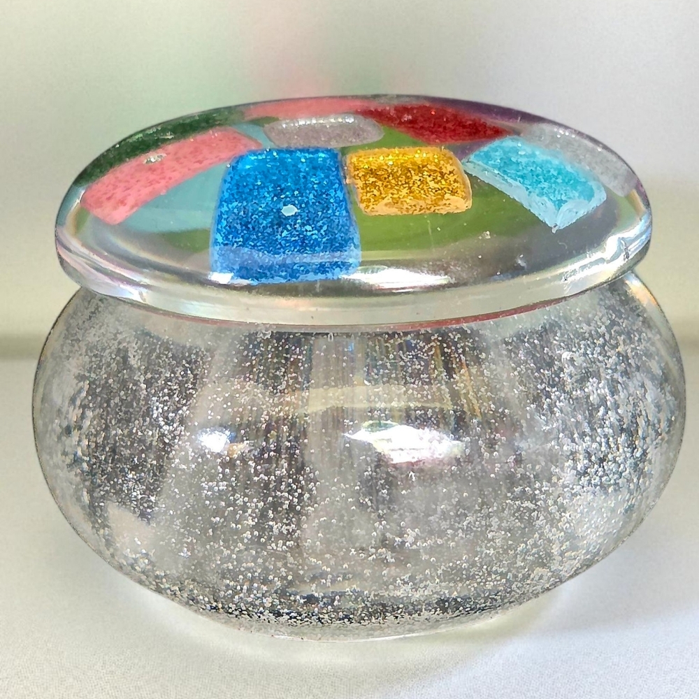 Mosaic trinket box